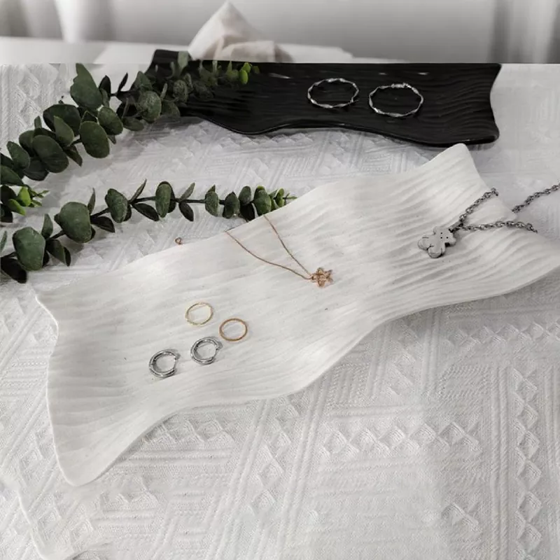 பீங்கான் சொகுசு விண்டேஜ் நகை தட்டு